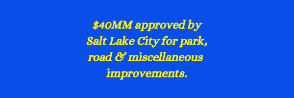 Salt Lake City Approves ~$40 Million in Improvements for City Parks and Neighborhoods