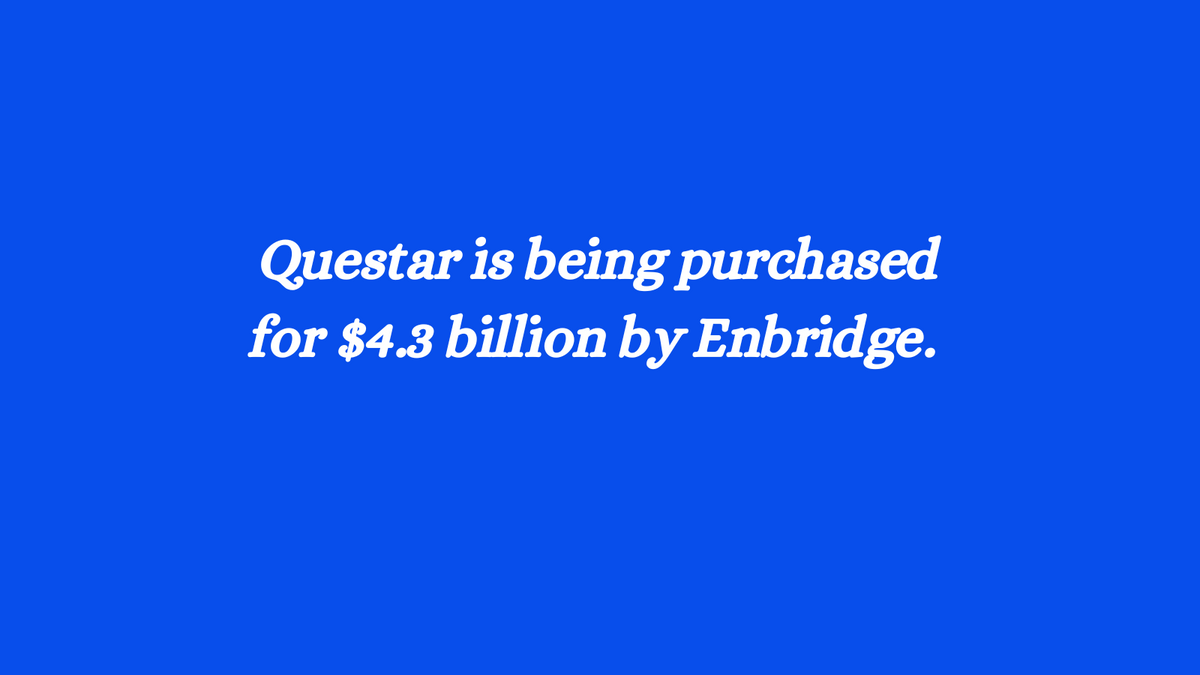 Dominion Energy Agrees to Sell Questar to Enbridge for $4.3 Billion